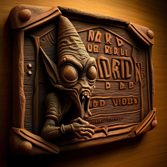 نموذج ثلاثي الأبعاد لآلة CNC ألعاب لعبة st Oddworld Abes Oddysee الجديدة N اللذيذة